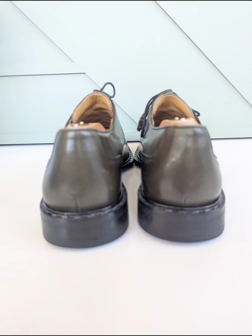 Avventura  exotic skin dress shoes, specifically Vero Cuoio Olive Leather